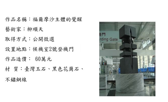 福爾摩沙主體的覺醒-介紹 (候機室2號登機門)